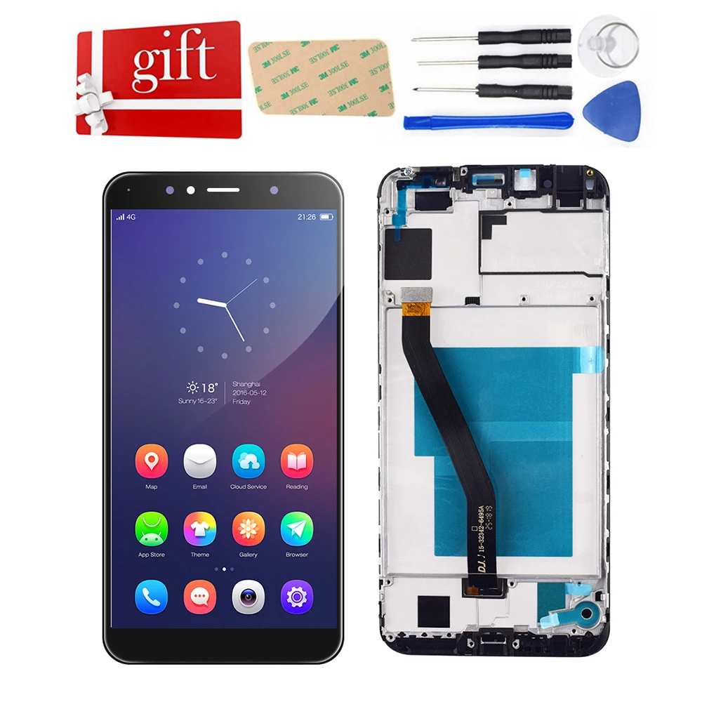 ЖК дисплей для Huawei Honor 7A Pro LCD сенсорный AUM l29 L41 кодирующий преобразователь