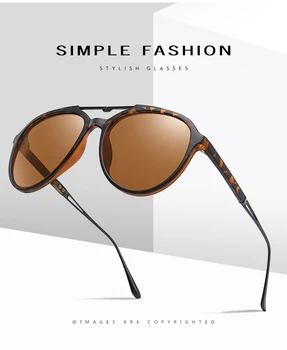 

2020 new ladies polarized sunglasses retro round frame sunglasses retro sunglasses men