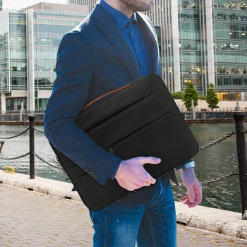 

KINGSLONG 17 inch laptop Sleeve for Lenovo XiaoMi Hasee Macbook Air HP 17.3 inch laptop case office Business Laptop cover Bag