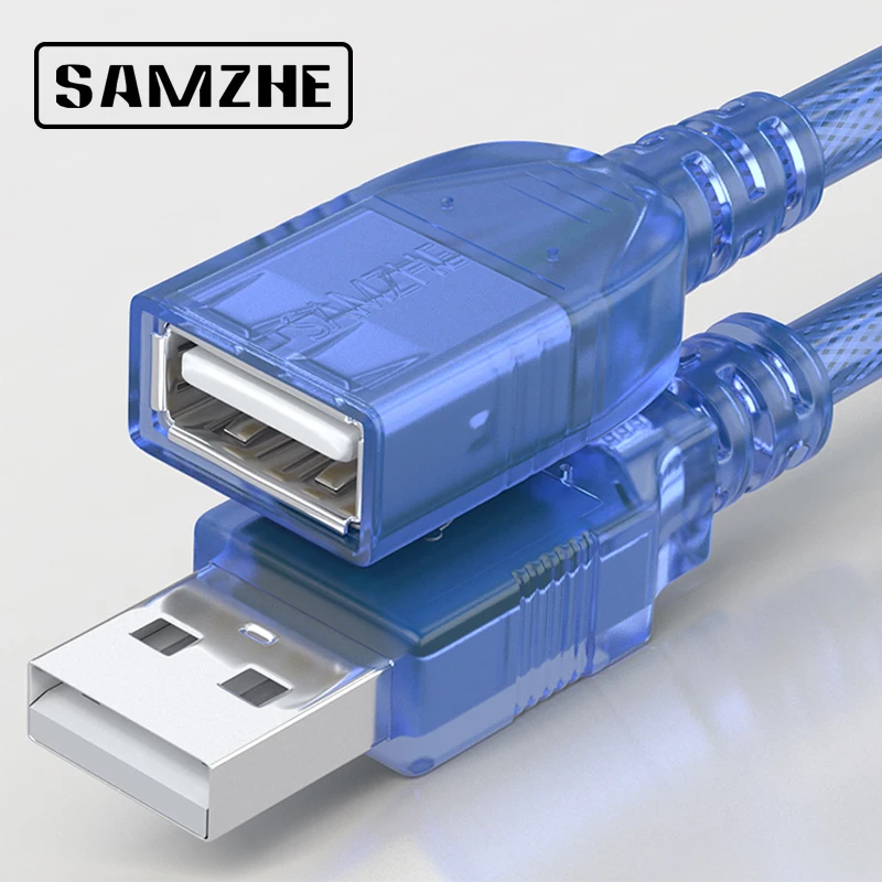 SAMZHE USB 2 0 Удлинительный кабель для передачи данных Папа мама удлинитель 1 м/1 5 м/2 м/3