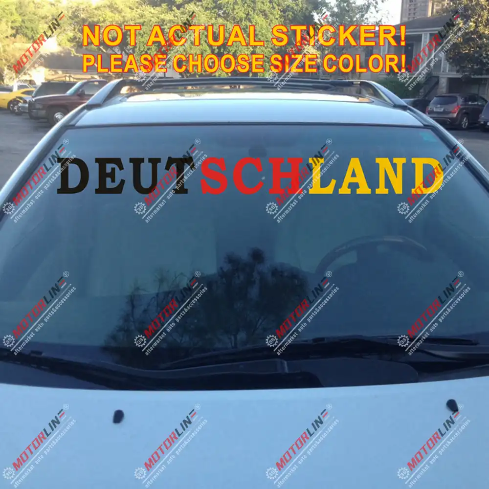 ドイツレタリングドイツ旗ロゴデカールステッカードイツ車ビニールピックサイズ Car Stickers Aliexpress