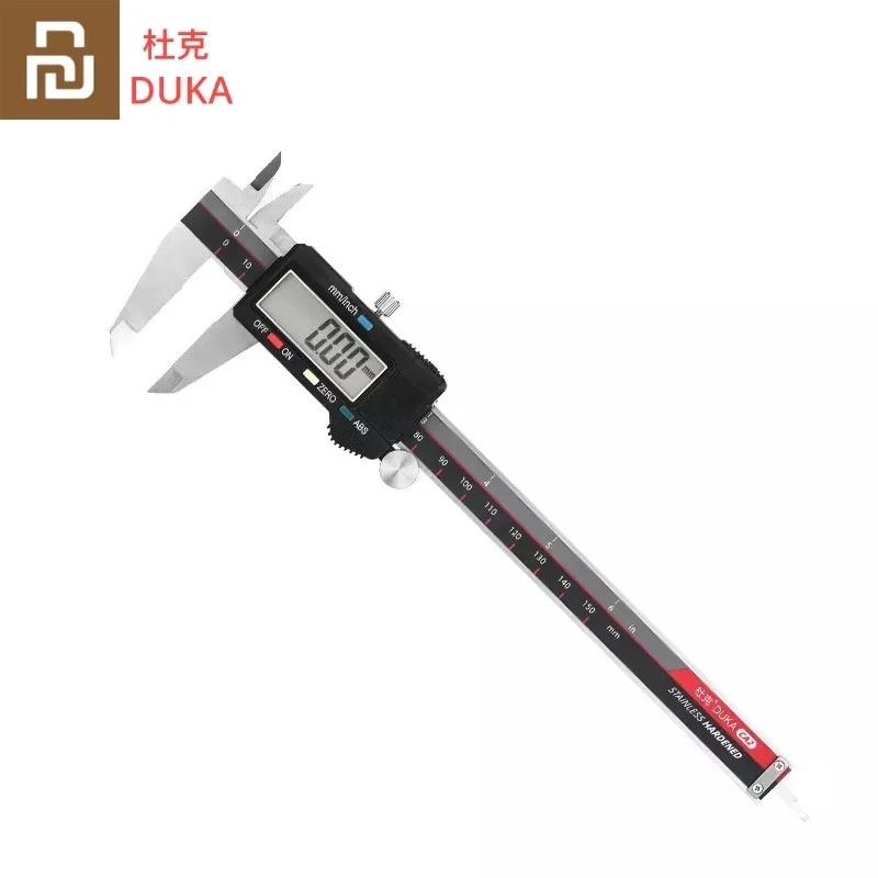 New Youpin DUKA CA2 Digital Caliper 150mm LCD Screen Electronic Vernier Calipers Micrometer Accuracy Measuring Tool | Электроника