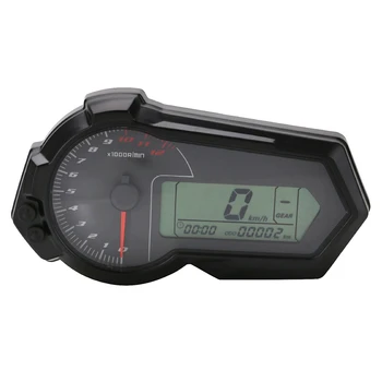 

Universal 12V Motorcycle LCD Digital Gauge Oeter Tachometer Speeeter KM/H