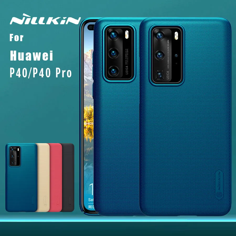 Чехол для Huawei P40 Pro глобальная задняя крышка суперматовый защитный чехол Nillkin