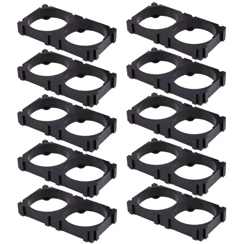 10pcs/lot 32650 2x Battery Holder Bracket Cell Safety Anti Vibration Plastic Brackets for Batteries Storage Box |
