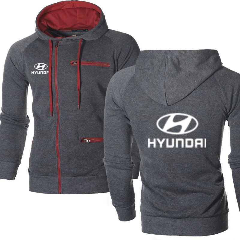 Модные толстовки с капюшоном Для мужчин hyundai мотор автомобильные брелки