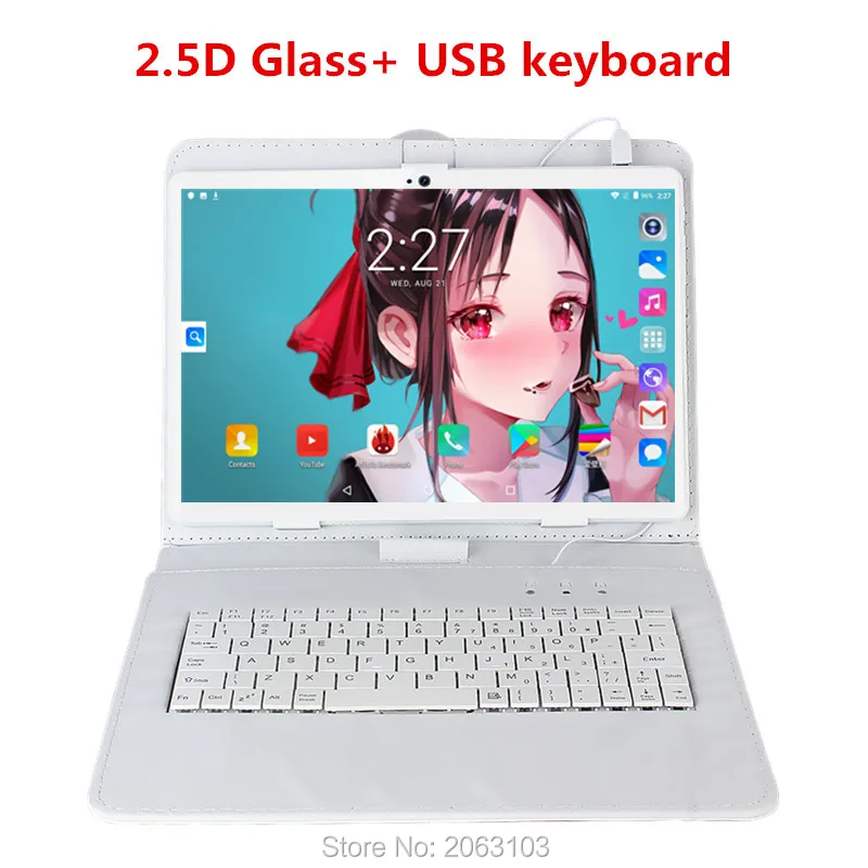 

2.5D IPS tablet PC 3G Android 9.0 Octa Core Google Play The tablets 6GB RAM 64GB ROM WiFi GPS 10' tablet Steel Screen 1920*1200