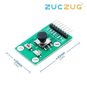 

Five Direction Navigation Button Module for MCU AVR Game 5D Rocker Joystick Independent Keyboard for Arduino Joystick Module