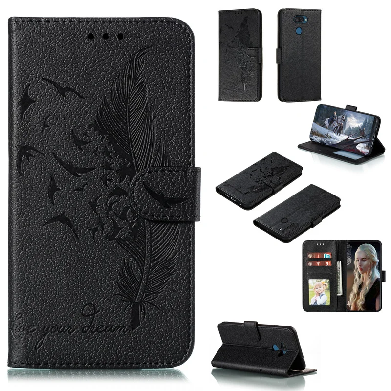 

Luxury Retro Leather Wallet Case for LG k50 k40 k30 Cover for LG STYLO5 STYLO4 k20 Wallet Holster Flip sases