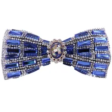 Галстук-бабочка, полиэстер, детский сапфировый кристалл, мужской свадебный белый костюм со стразами, Классический Модный изысканный Высококачественный галстук-бабочка, подарки