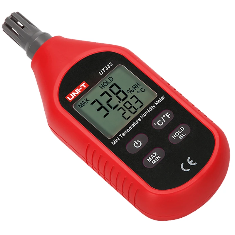 UNI-T UT333 Mini Temperature Humidity Meter Indoor Outdoor Hygrometer LCD Digital Temperature Humidity Meter Tester