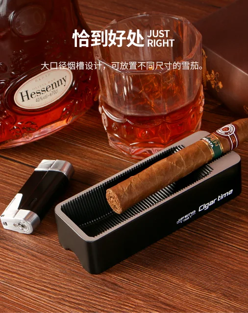 New Popular Arrival Travel Cigar Ashtray Metal Double Side Use Design  Simple Portable Ashtray Holder JF-048 - AliExpress