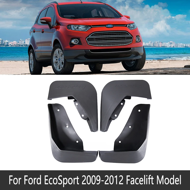 Fit Facelift Model Брызговик автомобиля для Ford Ecosport 2 MK2 2013~ Брызговики аксессуары - Название цвета: Fit Facelift Model
