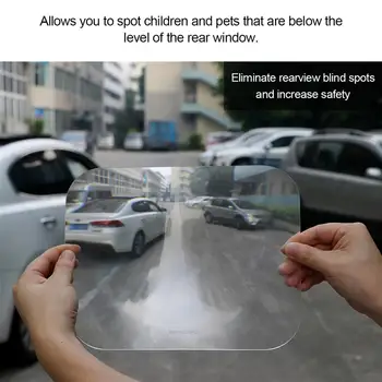

Car Parking Reversing Sticker Car Reverse Sticker Film Wide View Angle Lens Film for Vertical Rear Glass Hatchback