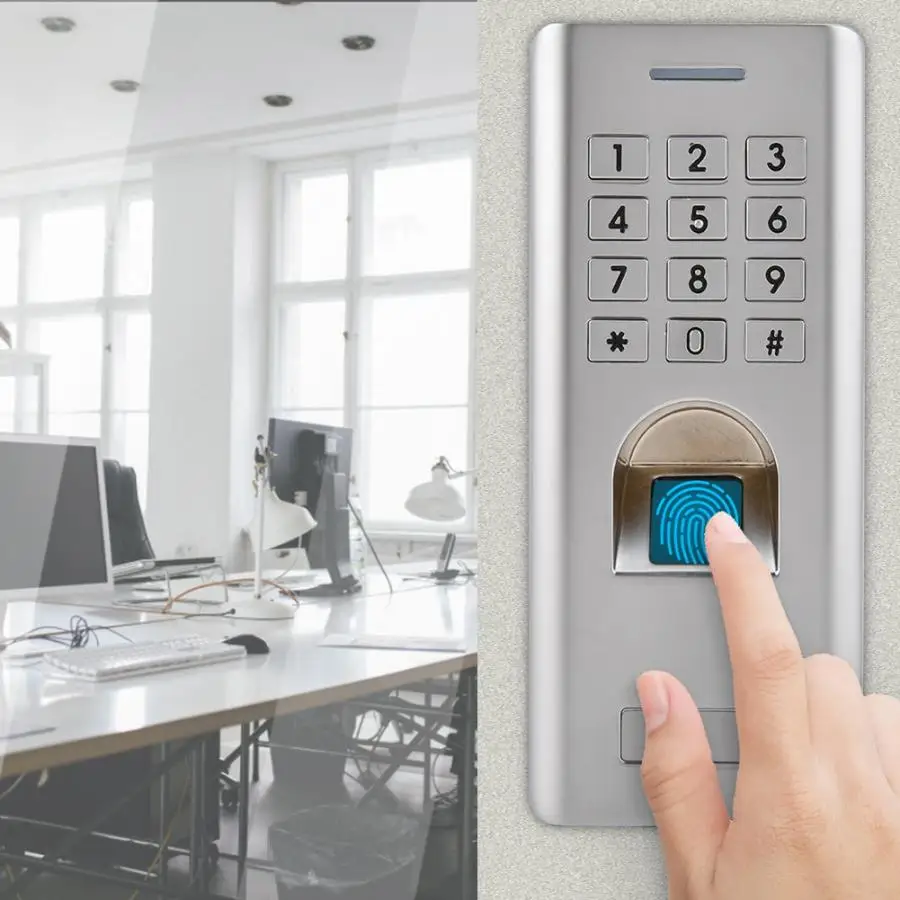 Metal Access Control Access Control Kits Waterproof Fingerprint Reader Password Door Access Control Keypad Security lock