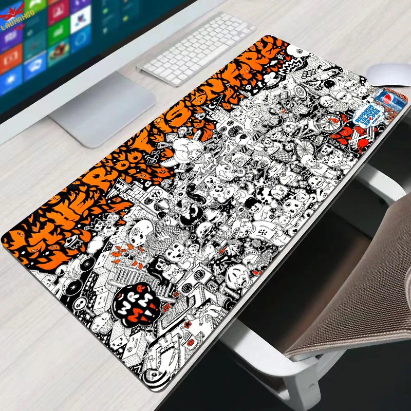 

Graffiti Mausepad Mouse Pad Xxl Extended Desk Mat 900x400 Gaming Mousepad Overlock PC Gamer Deskmat Laptop Keyboard Mouse Mats