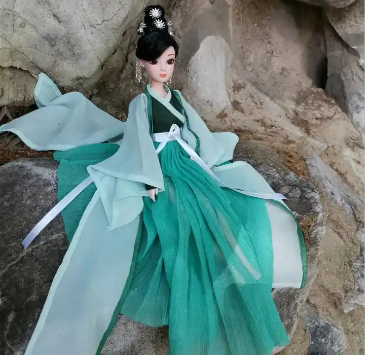 中国の伝統的なお姫様の人形本物のシミュレーション人形女の子美しい Bjd グッズのおもちゃドレス 30 センチメートル Zl128 人形 Aliexpress