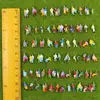 Evemodel P200W 100pcs Model Trains Z scale 1:200 Painted People Figures Scenery Miniature Decoration 4