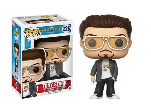 FUNKO POP Marvel Мстители Стэн ли Железный человек Капитан Америка Коллекционная модель ПВХ фигурка детские игрушки подарки для детей - Цвет: Tony Stark