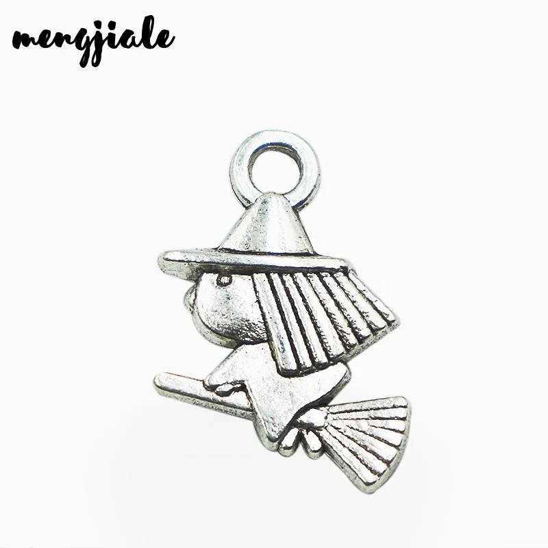 Лидер продаж 30 шт./лот металлические антикварные серебряные подвески для