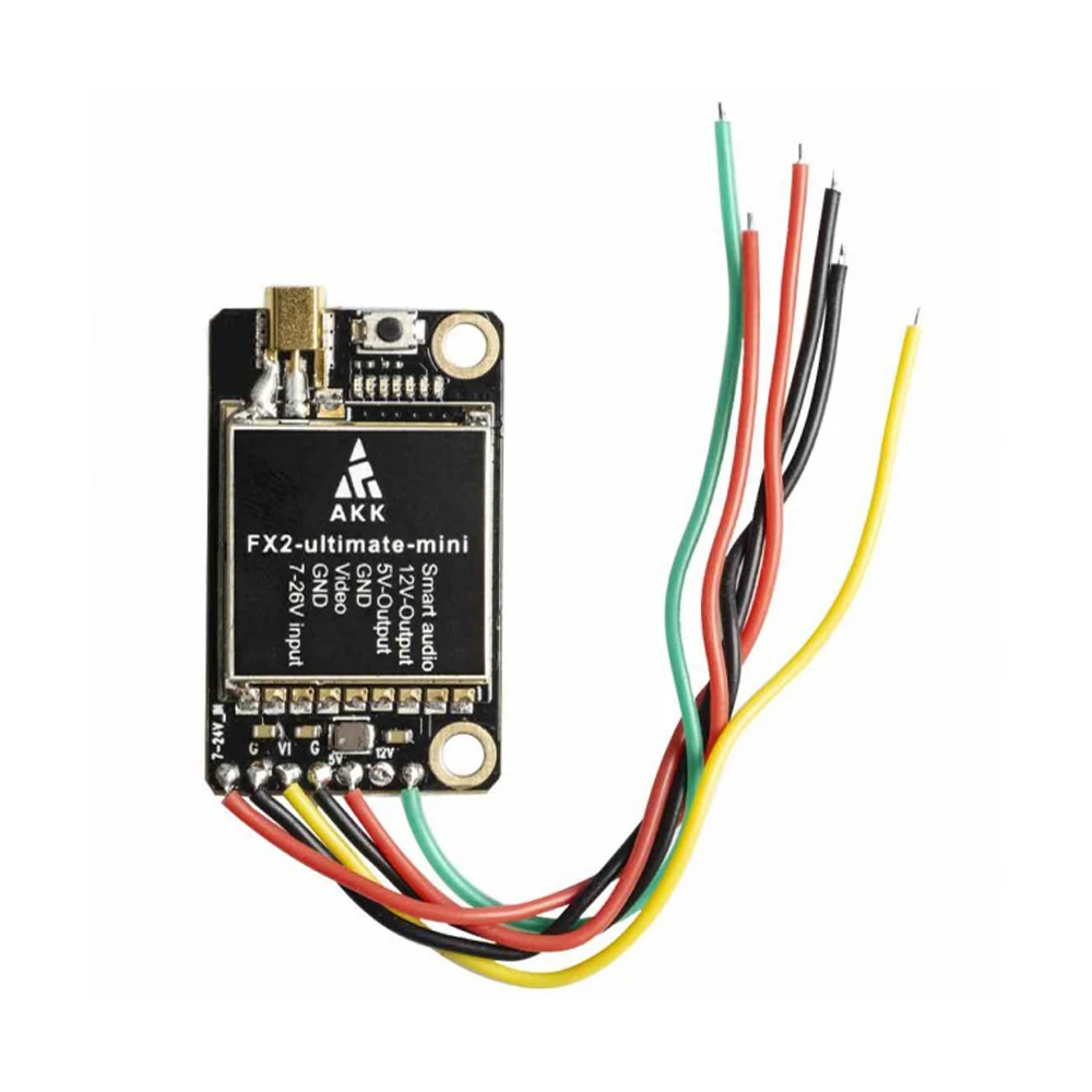 AKK FX2 Mini International 5 8 GHz 40CH 25mW/200mW/600mW/1200mW переключаемый FPV передатчик для дрона
