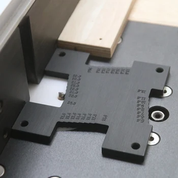 

2pcs Electric Circular Altimeter Height Gauge Measure Tool ForSaw Carving Machine Inverted Cutter Head Woodworking Measure Tool