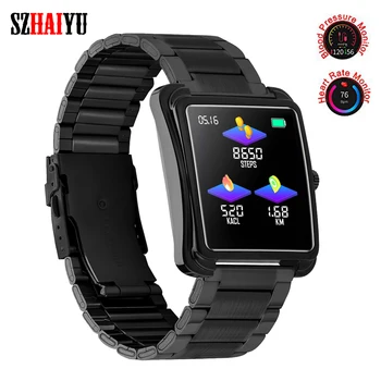

Fitness Tracker Waterproof Bluetooth Smart Watch Bracelet Heart Rate Blood Pressure Men Android IOS Waterproof Music