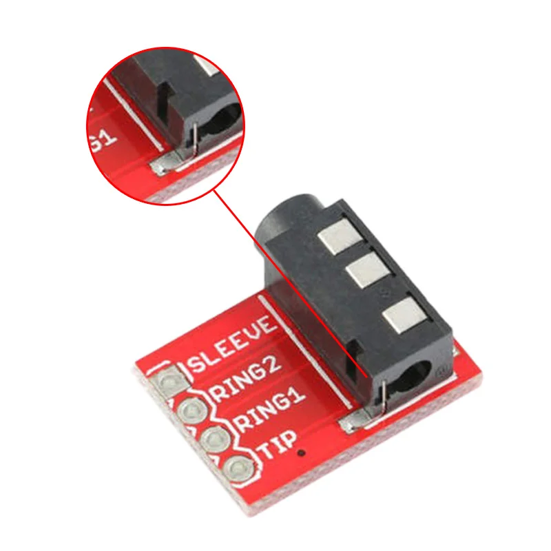 TRRS 3 5 мм разъем Breakout Board для наушников видео o MP3 Профессиональный Соединительный