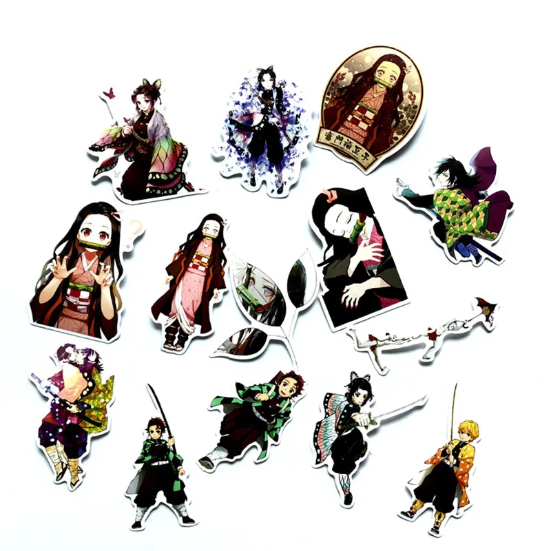 50pcs-Demon-Slayer-Kimetsu-No-Yaiba-Sticker-Cosplay-Props-PVC-Waterproof-DIY-Guitar-Car-Tanjirou-Nezuko (1)