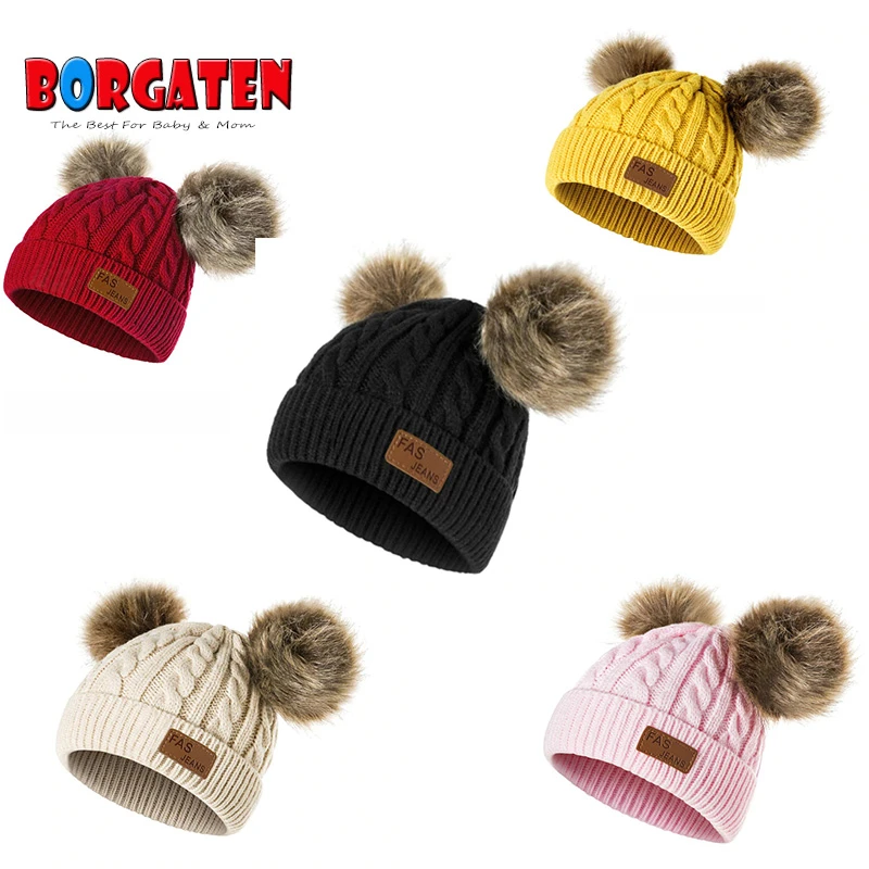 Toddler girl pom pom hat Clearance