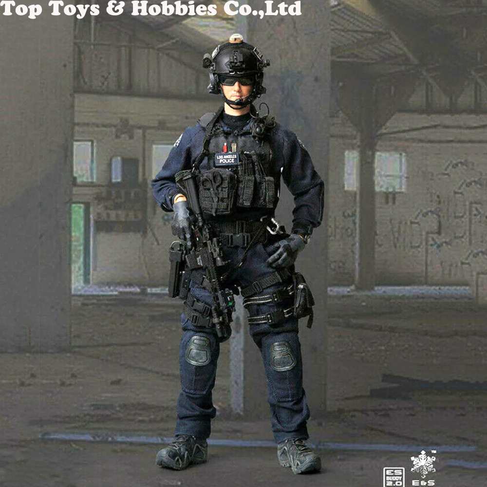 

In Stock Full set 1/6 Scale EASY&SIMPLE ES 26028 1/6 LAPD SWAT Special Weapon & Tactical Police Officer for fans collecti