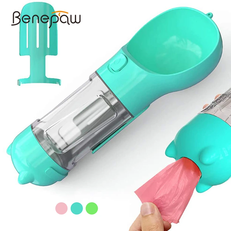 Многофункциональная портативная бутылка для воды собак Benepaw легкая дорожная