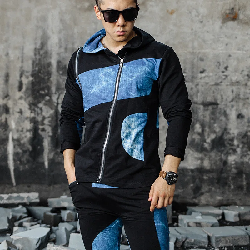 

Maoxzon Men's Casual Sportswear Sets Tracksuits Fitness Jogger Hooded Sweatshirts Sweatpants Two Piece Suits Outfits For Boys