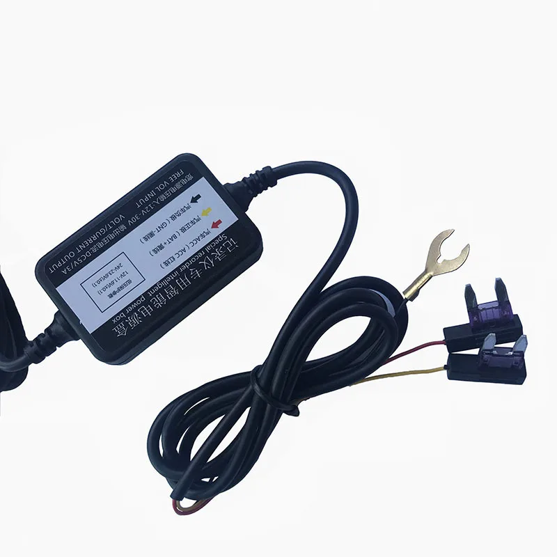 ACC Smart Recorder Buck Line 12-24V Turn 5V 3A Regulated Output Three-Line Streaming Media Buck Line