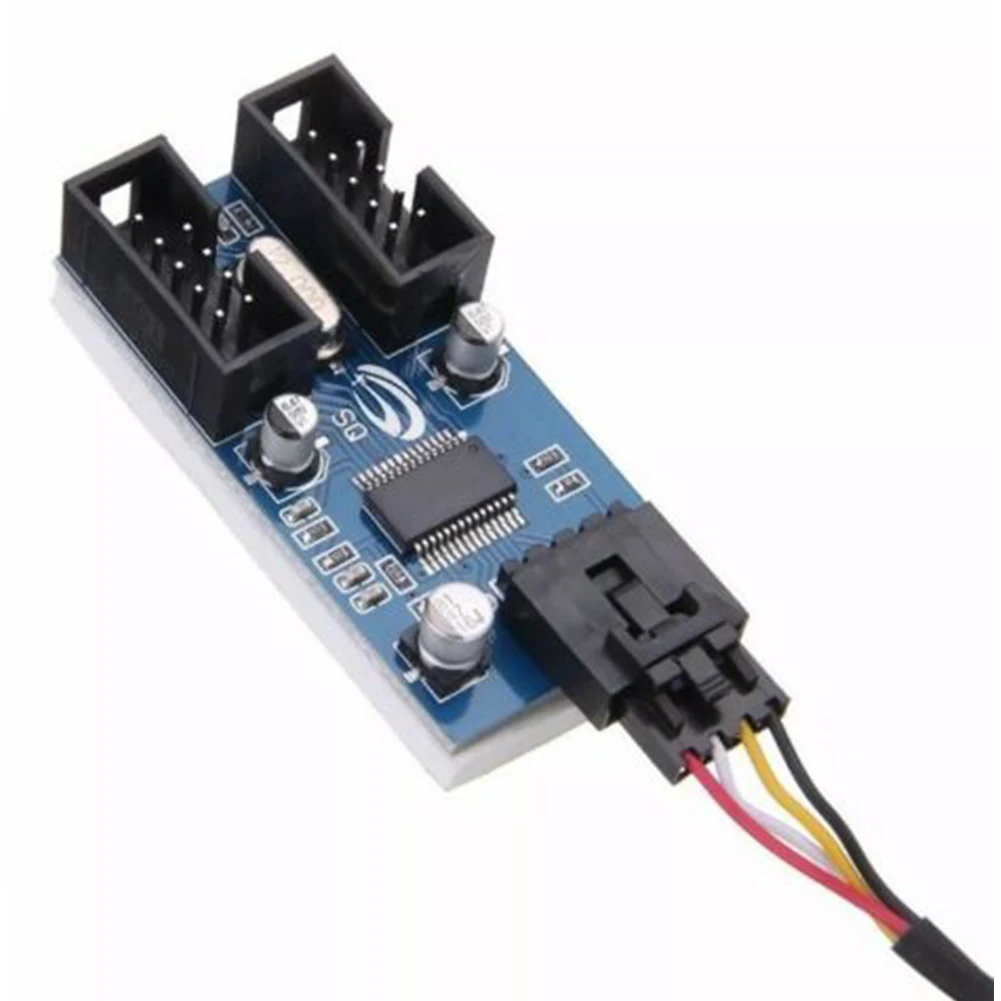 9Pin мультипликатор сплиттер адаптер для материнской платы USB простой в