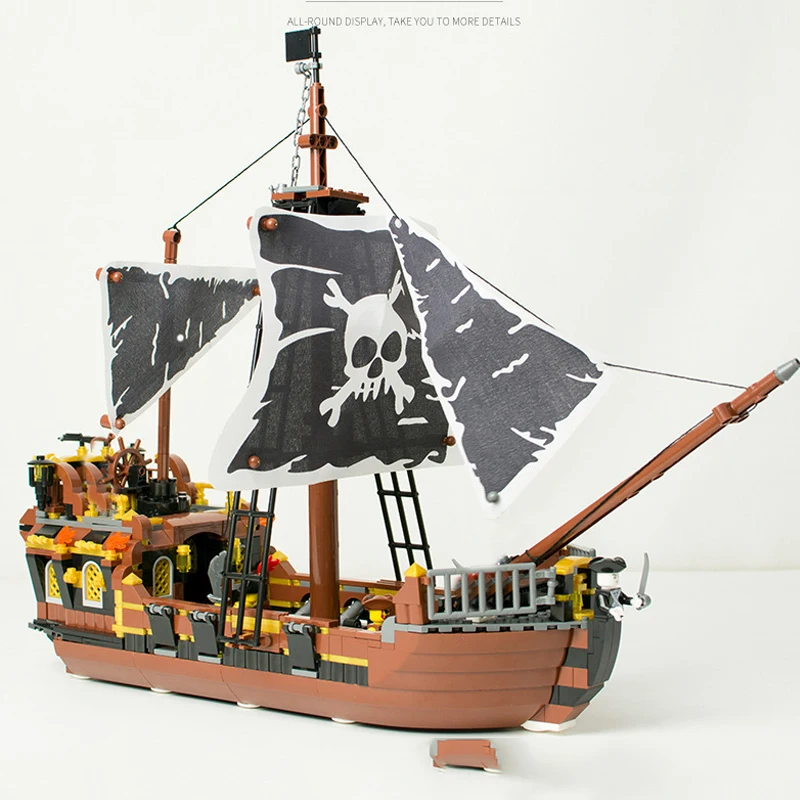 В наличии строительные блоки модели Пираты Карибского моря MOC QL1803 QL1801 QL1802 QL1804