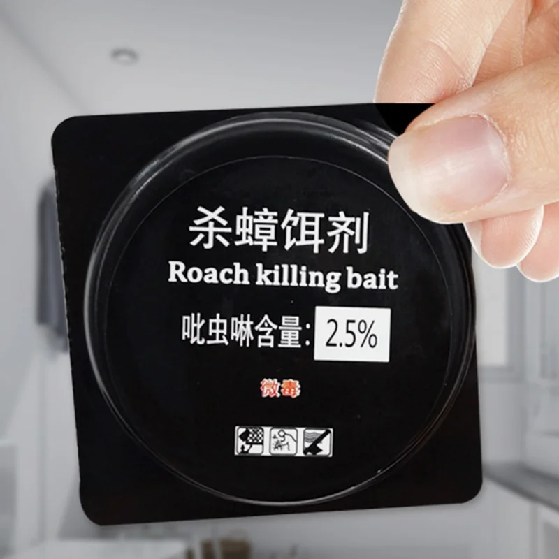 

6pcs Effective Kill Cockroaches Bait Drugs Pest Control Cockroach Repellent Household Cockroach Poison Trap Gel Killer Box Hot