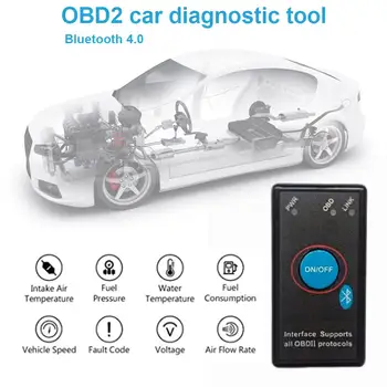 

Car Detector Auto Diagnostic Tool Mini Wireless Bluetooth Adapter for Tablet Smartphone