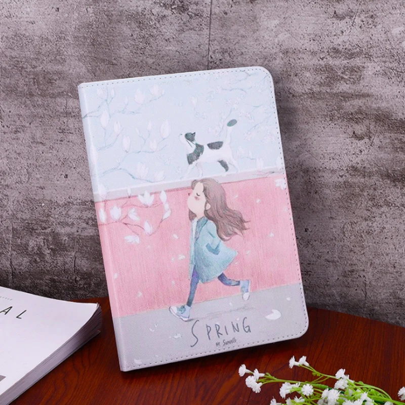 Автоматический будильник смарт-чехол с подставкой для Планшеты ipad Mini1 на возраст 2, 3, 4, 5, ipad air 2 3 pro Мультфильм защитный чехол для ipad 2, 3, 4 18 9,7