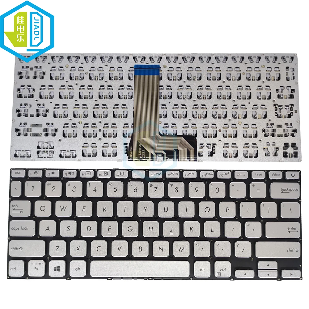 Teclado para Notebook Asus Vivobook Eua sp es Espanhol Espanhol Inglês Notebook X412f X412fa X412u X412ub X412ua X412d - Imagem 3