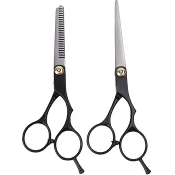 

6 inch black haircut hairdressing scissors