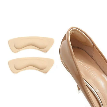 

Hot Sale Shoe Heel Insoles Prevent Rubbing Heel Shoes Heel Stickers Adjustments The Shoes Length Shoe Heel Pad beige Foot Care