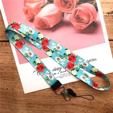 Шнурок для ключей, шнурок для цветов, для iphone 7, samsung, телефонов, MP3, USB флеш-накопители, брелки для ключей, идентификационная бирка, держатель Бейджа