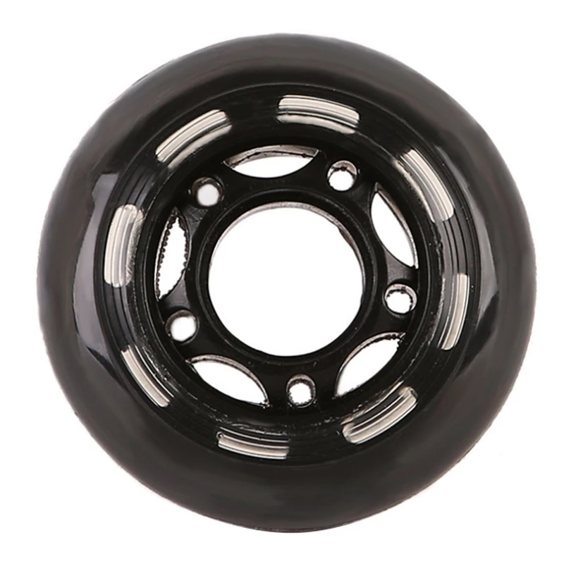 Roller Skates Rubber Wheels Anti-Skid Mute Wear-Resistant Roller Skates Skate Accessories 4Pcs