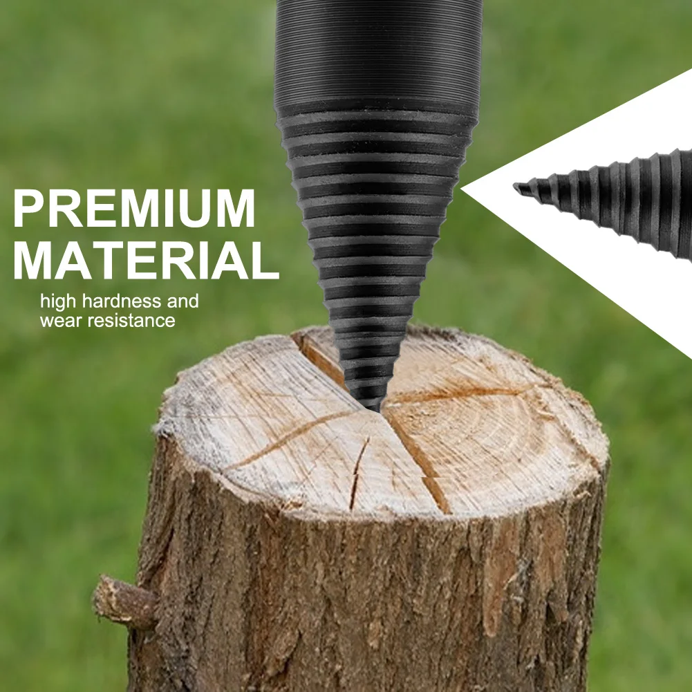 

High Speed Twist Drill Bit Wood Splitter Screw Cones Splitting Bit Wood Drill 32/38MM Square Round Hexagonal LB88