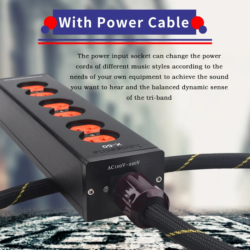 xangsane a US power strip 2 sockets/4 sockets/6