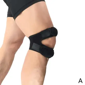 

1pcs Knee protector Pad Nylon Neoprene Adjustable Breathable support knee brace Belt strap Sport Patella Knee B7B7