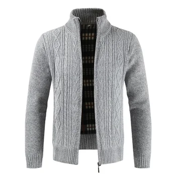 

Fashion Men Autumn Sweater Coat Thick Casual Sweater Cardigan Men Brand Slim Fit Knitwear Outerwear Warm Winter Sweater Jumper
