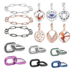 2021 New Jewelry For Women Series Sterling Silver Accessories Fit Pandora Original Femme DIY Designer Bracelet Charms Beads Gift
