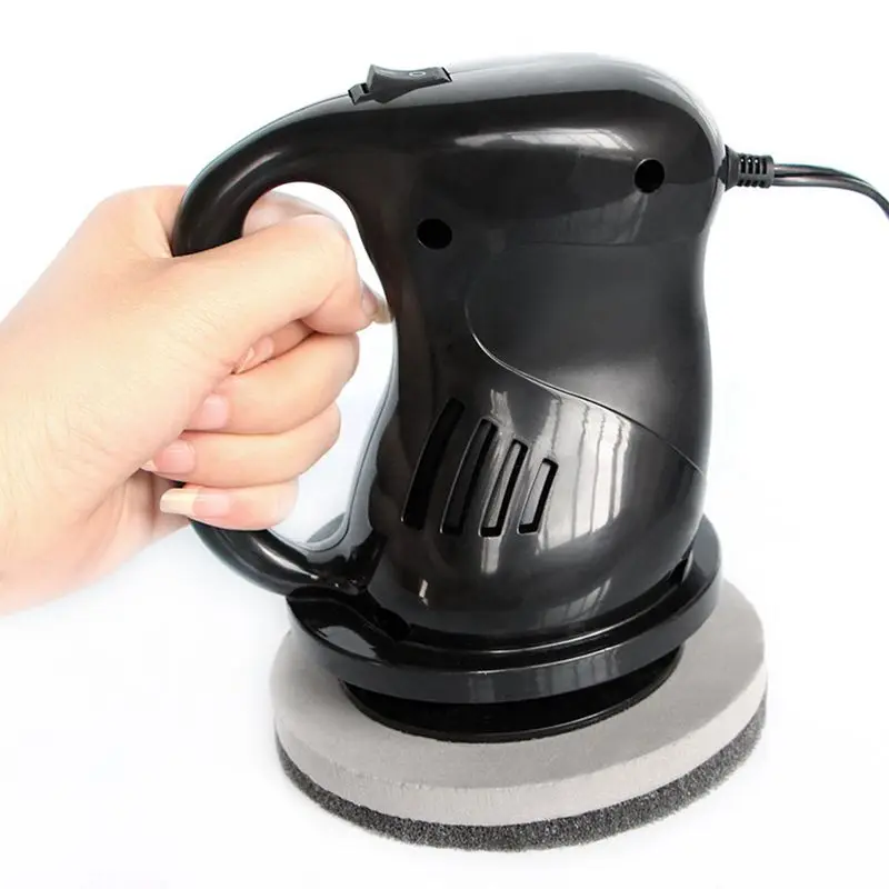 Billige Mini DC12V 40W Auto Polieren Maschine Wachsen Maschine Elektrische Glanz Farbe Power Kratzer Entfernen Schönheit Pflege Reparatur Polierer Schwarz